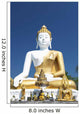 Wat Doi Kham Temple Buddha Wall Mural