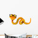 Snake with Glasses Wall Decal