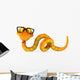 Snake with Glasses Wall Decal