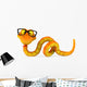 Snake with Glasses Wall Decal