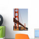 Tour boats cross under Golden Gate Bridge, viewed Wall Mural