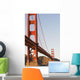 Tour boats cross under Golden Gate Bridge, viewed Wall Mural