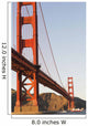 Tour boats cross under Golden Gate Bridge, viewed Wall Mural