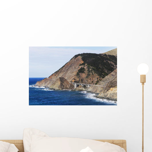 Big Creek Bridge from California Route 1 on the Big Sur Coast Wall Mural