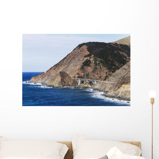 Big Creek Bridge from California Route 1 on the Big Sur Coast Wall Mural
