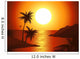Dusk on the beach Wall Mural