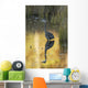 Great Blue Heron fishing in Costello Creek, Algonquin Park Wall Mural