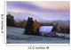 Rustic house among autumn colors at dawn Wall Mural