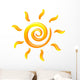 Sun Wall Decal