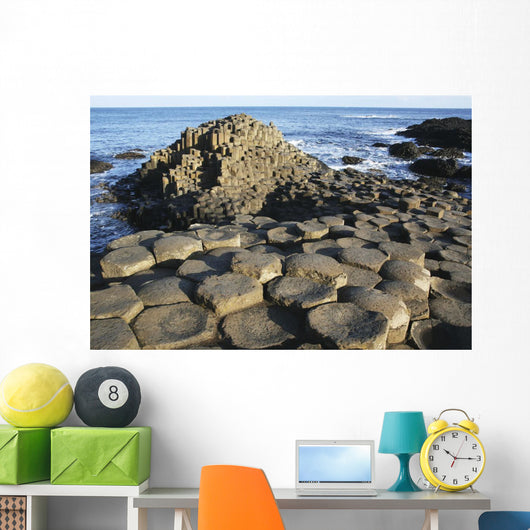 The lunar-like landscape of Giant's Causeway Wall Mural