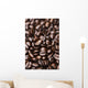 Medium dark roast Kona coffee beans close up Wall Mural