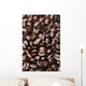 Medium dark roast Kona coffee beans close up Wall Mural