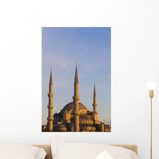Islamic mosque at sunset Wall Mural