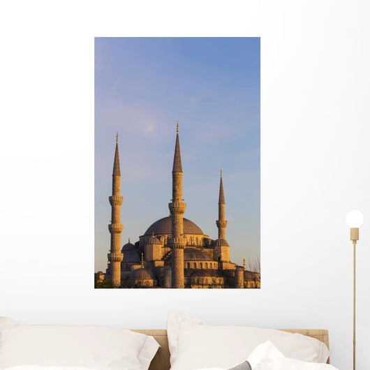 Islamic mosque at sunset Wall Mural