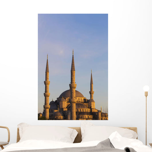 Islamic mosque at sunset Wall Mural