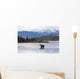 A cow moose stands Wall Mural