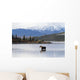 A cow moose stands Wall Mural