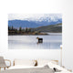 A cow moose stands Wall Mural