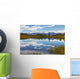 View of the snow capped mountains of the Alaska Range reflected Wall Mural