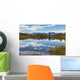 View of the snow capped mountains of the Alaska Range reflected Wall Mural