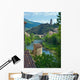 the village of Olargues, France Wall Mural