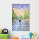 A bull moose stands Wall Mural