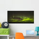 The aurora borealis and a shooting star above Hudson Bay Wall Mural