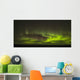 The aurora borealis and a shooting star above Hudson Bay Wall Mural