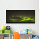 The aurora borealis and a shooting star above Hudson Bay Wall Mural