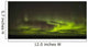 The aurora borealis and a shooting star above Hudson Bay Wall Mural