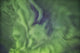 Aurora borealis, or northern lights, directly overhead Wall Mural