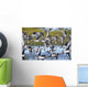Hudsonian Godwit in flight Wall Mural