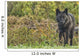Black wolf along the coast of Hudson Bay Wall Mural