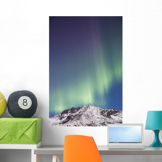 Northern Lights above Talkeetna Wall Decal