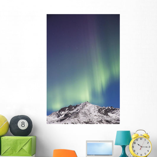 Northern Lights above Talkeetna Wall Decal