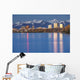 The Anchorage Skyline with the city lights reflected Wall Mural
