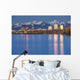 The Anchorage Skyline with the city lights reflected Wall Mural
