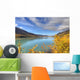 Fall foliage along Eklutna Lake in Chugach State Park Wall Mural