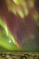 Northern Lights and moon Wall Mural
