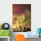Northern Lights in the sky above Cook Inlet, Southcentral Alaska, USA Wall Mural