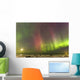 Northern Lights and moon Wall Mural