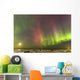 Northern Lights and moon Wall Mural