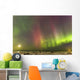 Northern Lights and moon Wall Mural