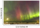 Northern Lights and moon Wall Mural