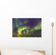 Northern Lights and moon Wall Mural