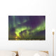 Northern Lights and moon Wall Mural
