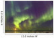 Northern Lights and moon Wall Mural
