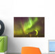 Northern Lights and moon Wall Mural