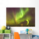 Northern Lights and moon Wall Mural