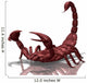 Glassy Red Scorpion Wall Decal